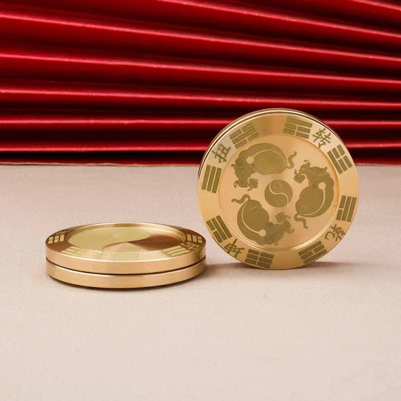 Boost Your Luck and Relieve Anxiety with The Uzi Metal Fidget Slider Lucky Coin - Bull Symbol Haptic Toy for Adults and Teens