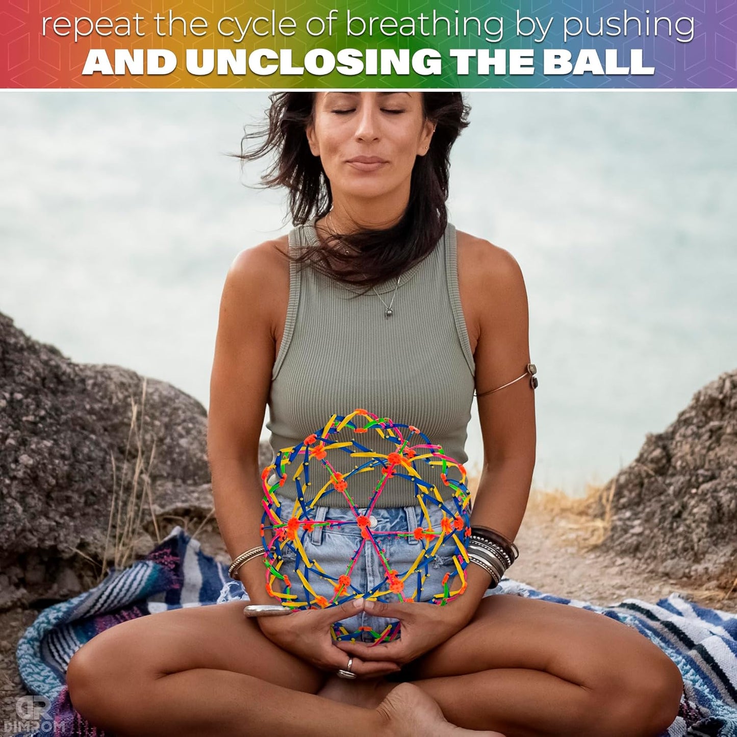 Expandable Breathing Ball - Stress Relief Toy Expandable Ball Sphere Wind-Up Toys for Anxiety Relief Expandable Sphere Ball Toy - Expanding Ball Toy Sphere Wind-Up Toys Adults Anxiety Sensory Balls