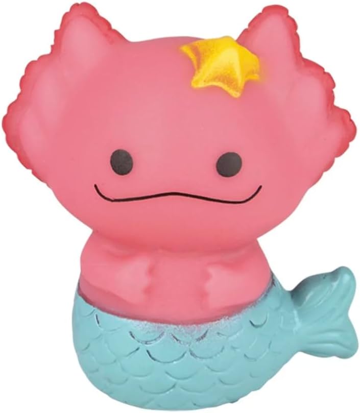 Nikki's Knick Knacks Rubber Axolotls in Costumes - Stress Relief, Fidget Toy, Party Favors, Reward Chest, Treasure Chest, Goodie Bags, Bath Toys - Axolotl Sea Animals - 10 Piece