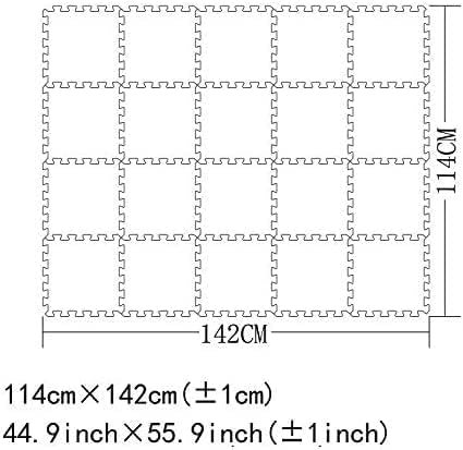 YIMINYUER® 20 Tiles (30cm×30cm×1cm Each Tile) Baby Soft Puzzle Play Mats, Kids Thick EVA Foam Floor, Toddlers & Children's Soft Interlocking Mat