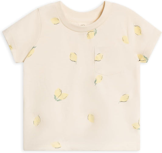 Colored Organics - Organic Cotton Toddler Short Sleeve Shirts - Baby Toddler and Kids Tops - Girls and Boys Tees