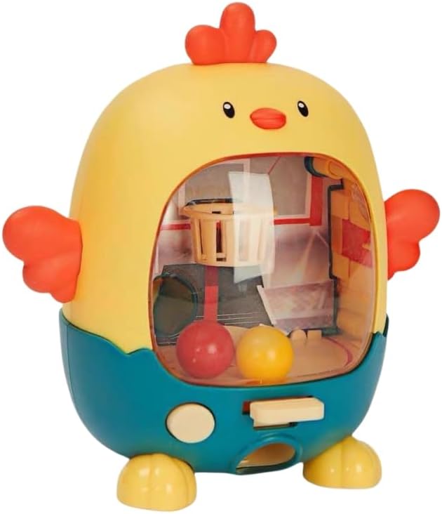 LEILA'S CHOICE Mini Basketball Hoop, Basketball Gifts, Desk Game Chicken-Themed Basketball Game, Basketball Game for Adults, Desk Games for Office for Adult to Reduce Stress