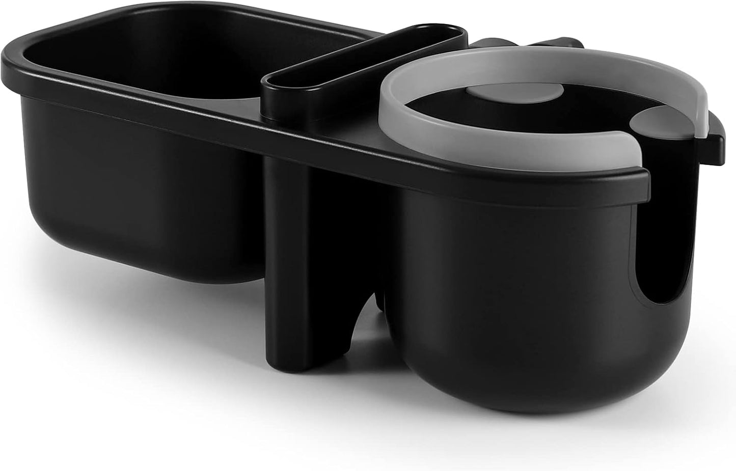 Accmor Stroller Cup Holder with Tray, Universal Cup Holder, Bike Bottle Holder, 360° Rotatable Large Caliber Drinks Holder for Stroller, Bike, Wheelchair, Walker