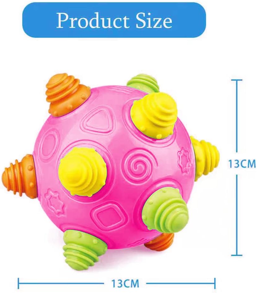 Toddler's Music Dancing Shake Ball - Move, Crawl, Bounce, Sensory Learning for Kids and Babies, Fun Gift for Both Boys and Girls