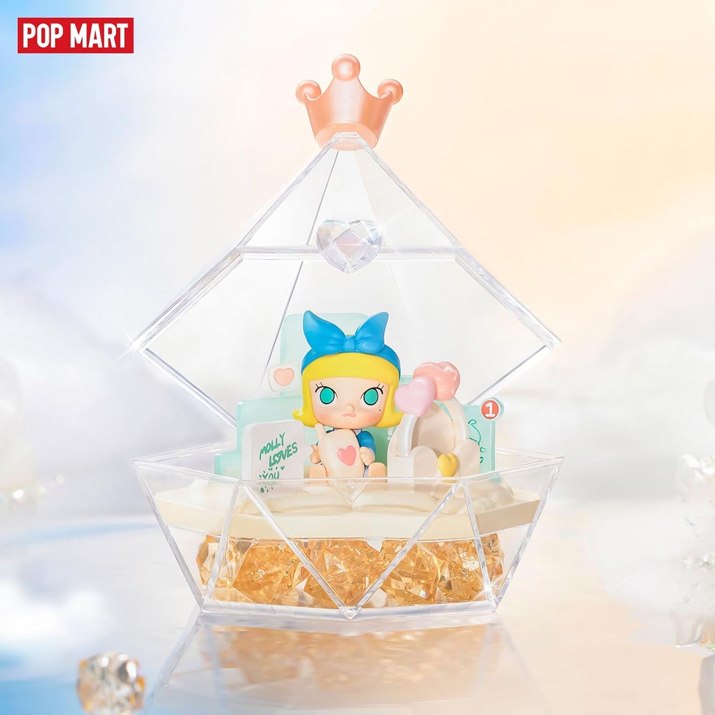 POP MART Crybaby Wishes at Your Fingertips Series Scene Set Blind Box Figures, Random Design Mystery Toys for Modern Home Decorations Indoor, Collectible Toy Set for Desk Accessoriesx, Whole Set