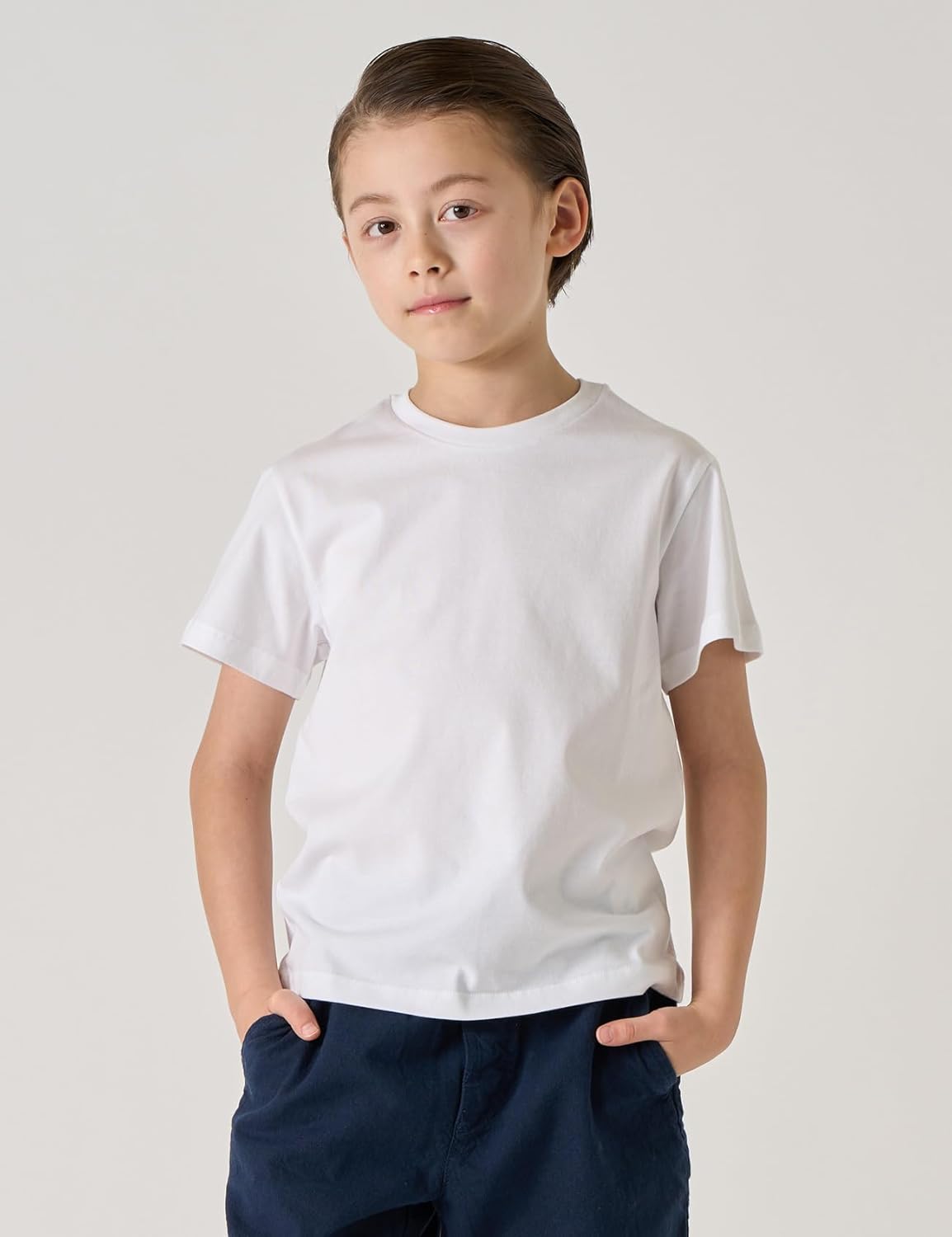 LAPASA Kids T-Shirts Short Sleeve (4 Pack) 100% Cotton Plain Top Tees Boy & Girl Unisex Toddler Children Tie Dye Summer K01