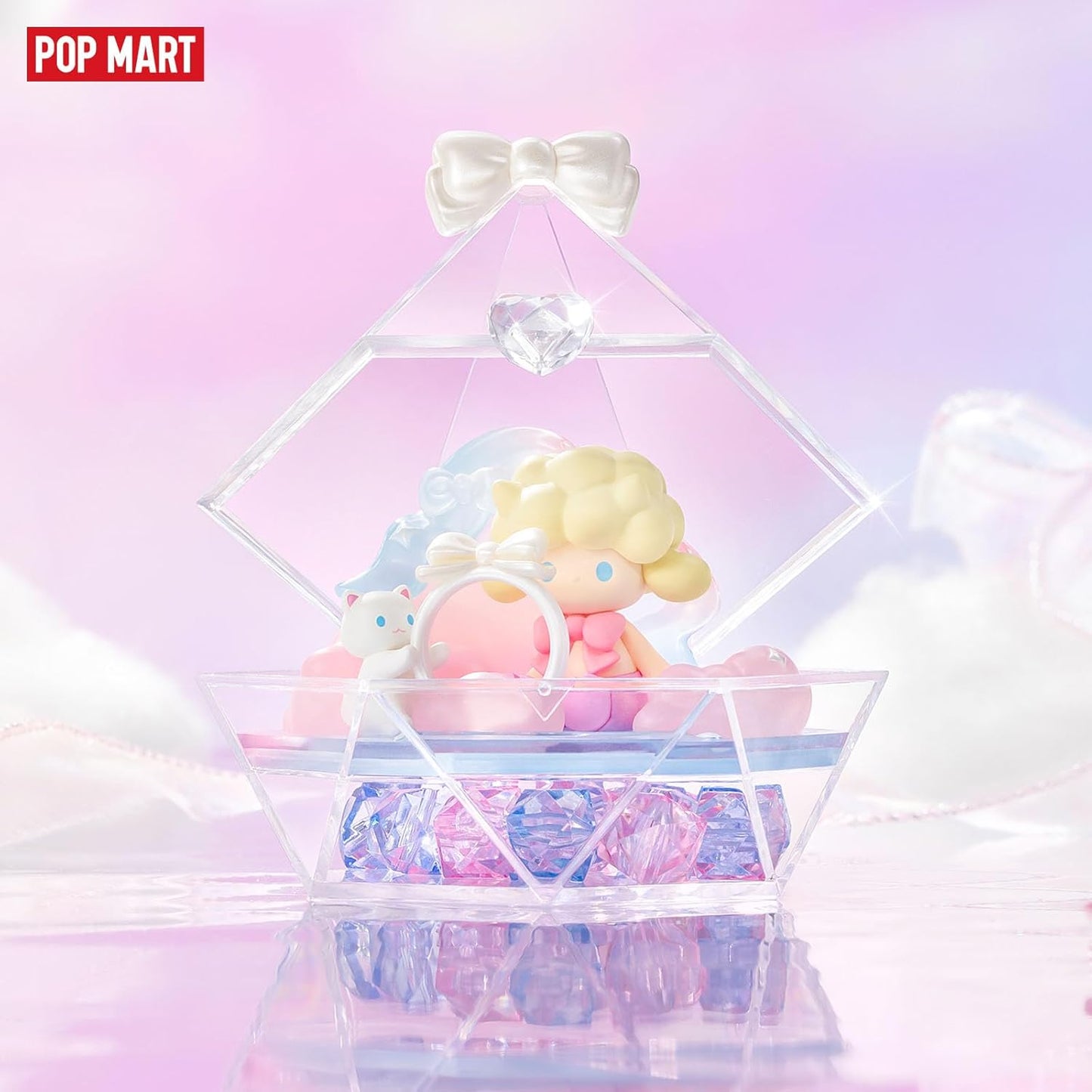 POP MART Crybaby Wishes at Your Fingertips Series Scene Set Blind Box Figures, Random Design Mystery Toys for Modern Home Decorations Indoor, Collectible Toy Set for Desk Accessories, Triple Box