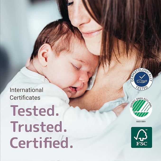 Bambo Nature Hypoallergenic Baby Diapers, Eco-Labelled Sustainable Diapers, Enhanced Leakage Protection, Totally Chlorine-free, Skin Friendly, and Super Absorbent - Size 1 (36 Count)