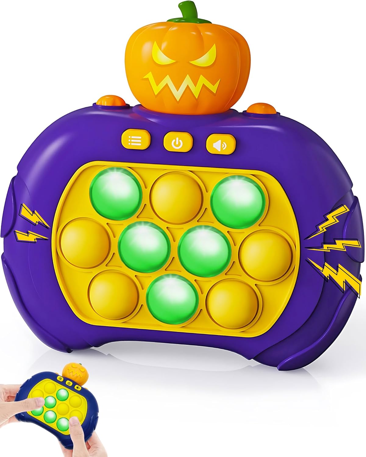 Fast Push Game Handheld Game for Kids 6-12, Sensory Fidget Toys for Kids 8-12, Birthday Gifts for 6 7 8 9 Year Old Boys & Girls & Teens