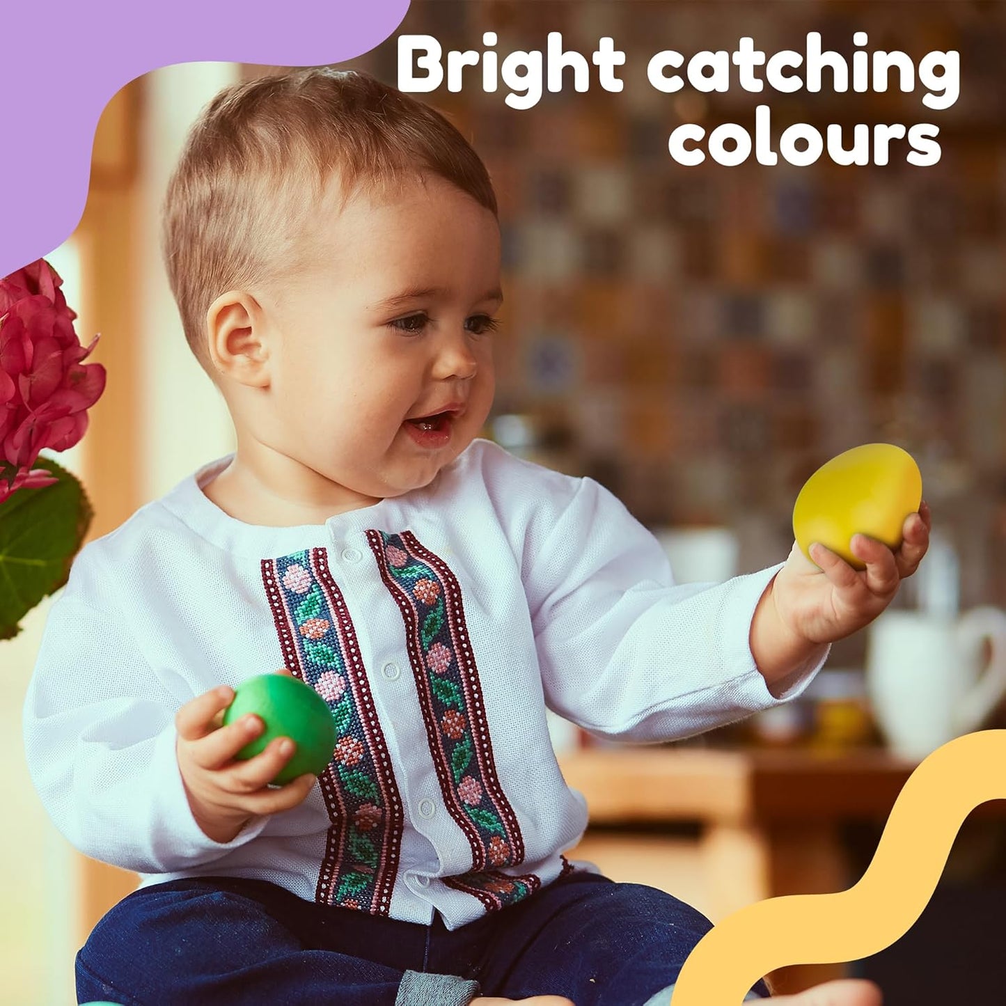 Stoie's Kids Musical Instruments Set for Toddler Ages 3-5 - Baby Wooden Percussion Musical Toys with Xylophone and Maracas, Drum, Triangle, Durable, Safe to Play, Clear Loud Sound