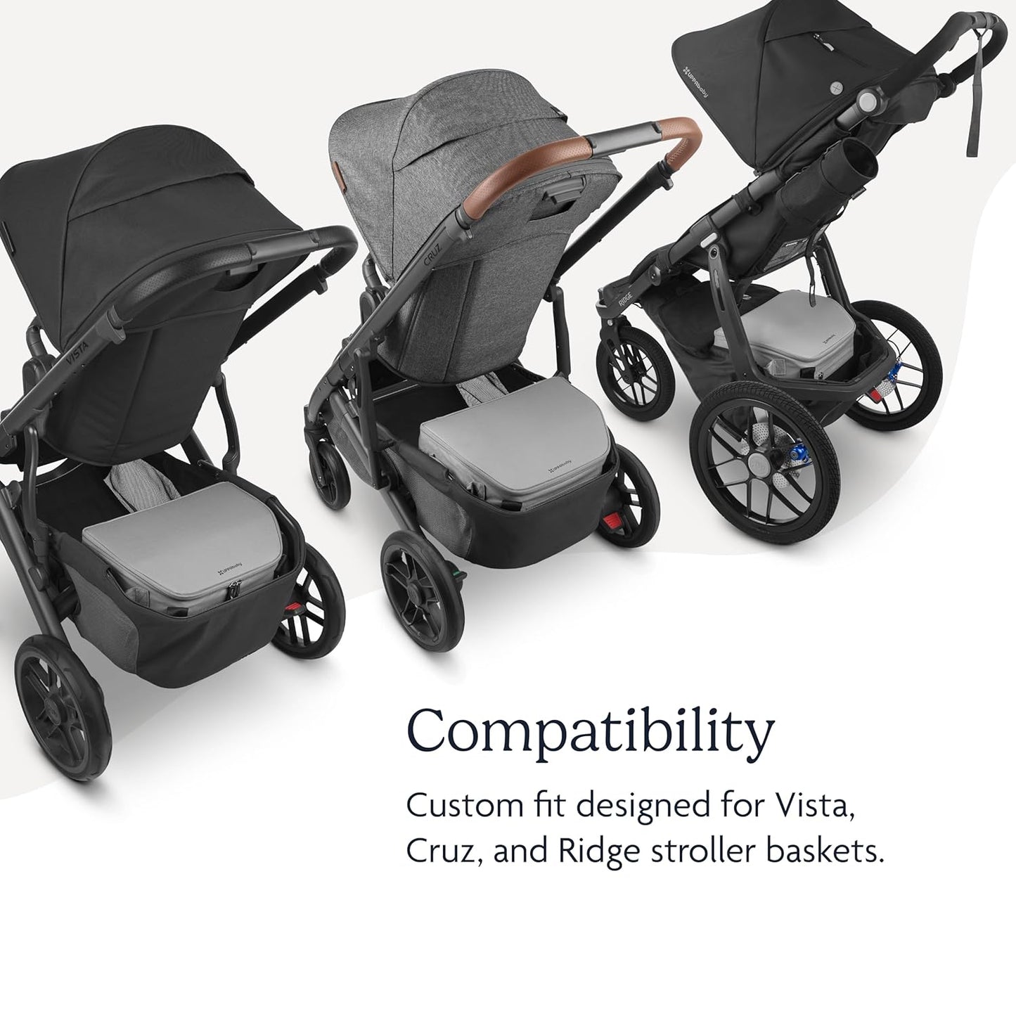 UPPAbaby Bevvy Cooler/Insulated + Leakproof/Portable Handles/Fits in Vista, Cruz, Ridge Stroller Baskets
